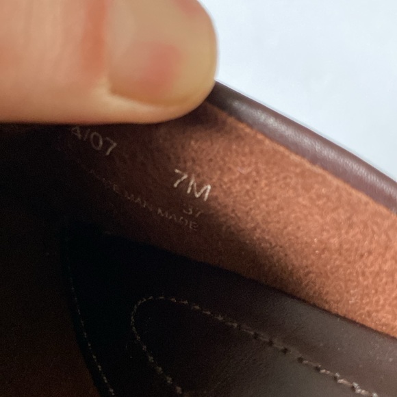 Clarks Artisan Collection Brown Leather Loafers Women Size 7M - Picture 6 of 7